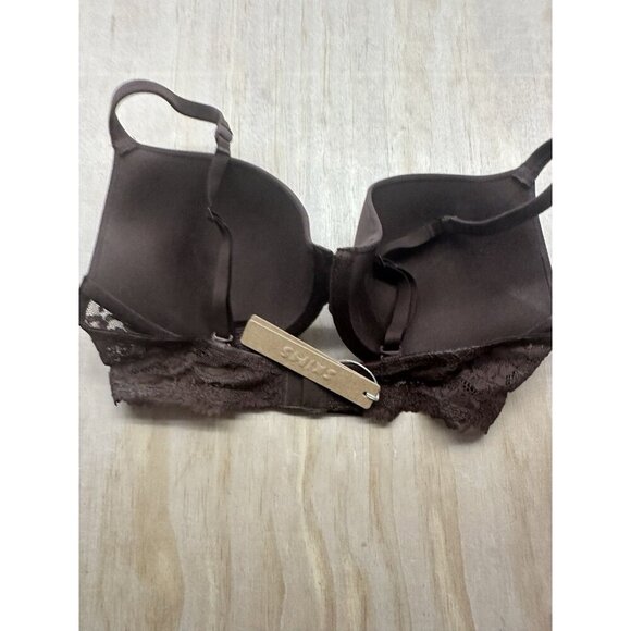 Skims Fits Everyone T Shirt Bra Cocoa Brown 36B - Picture 3 of 8